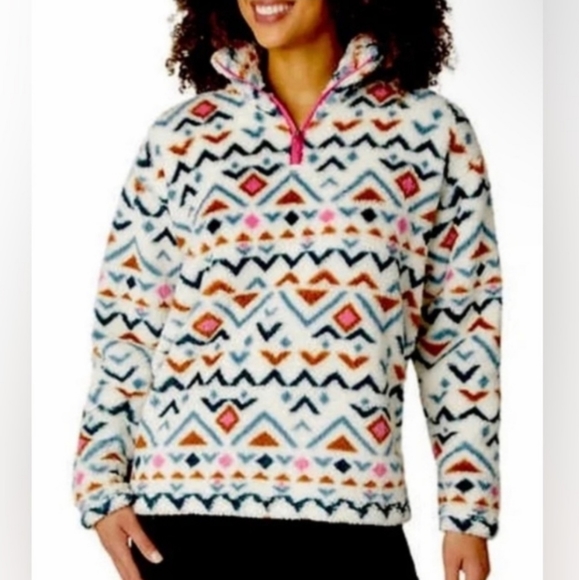 Eddie Bauer Tops - Eddie Bauer Plush Sherpa Pullover XXL NWT